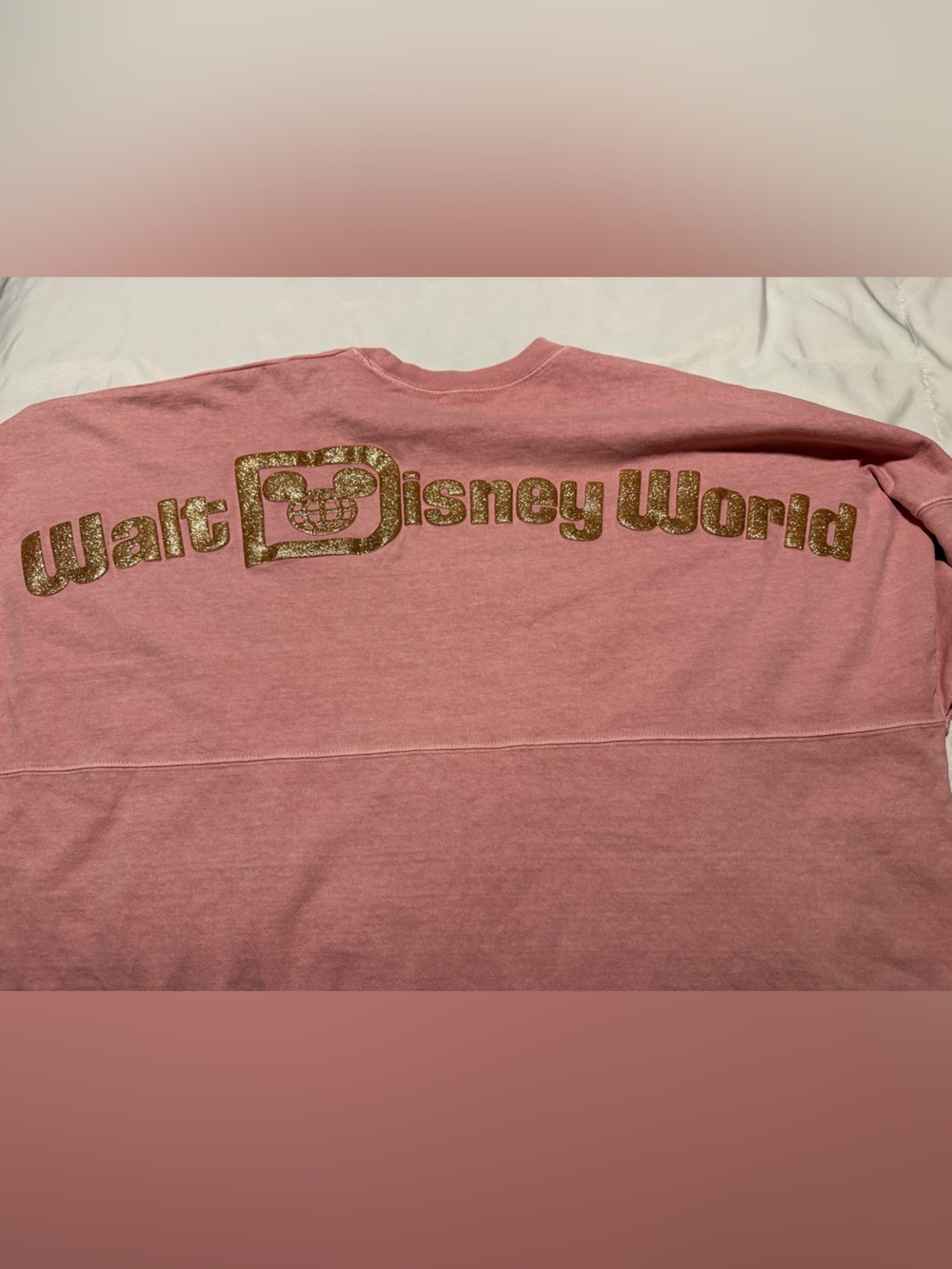 Disney Walt Disney World Briar Rose Gold Spirit Jersey Pink Size L NWT - Picture 5 of 9